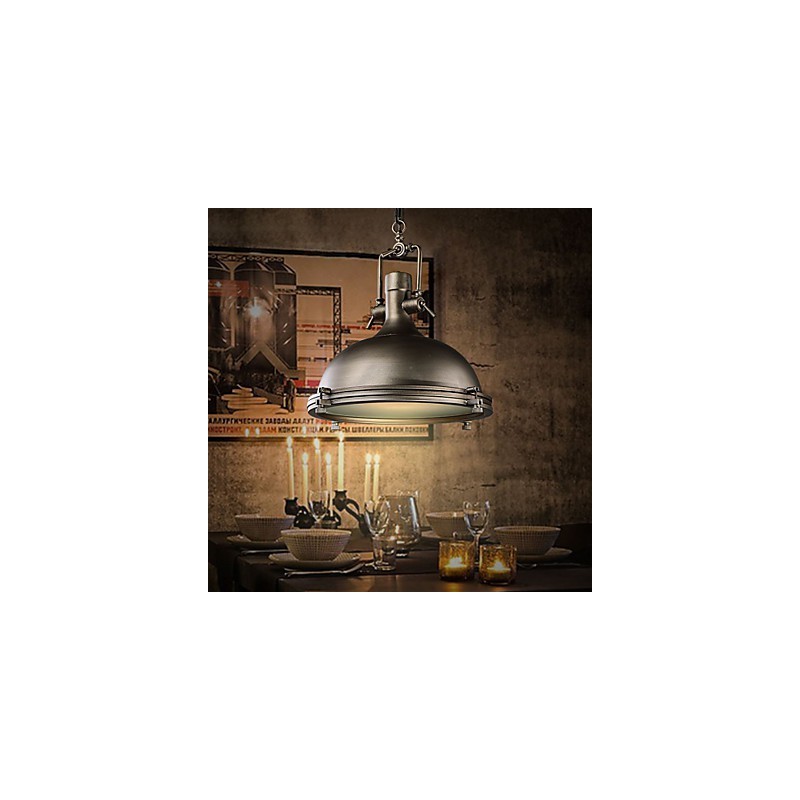 Industrial Single Pendant Lamp Decorate Loft Style Vintage Metal Drop Light