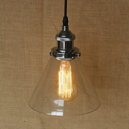 Traditional Classic Vintage Retro Country Globe Pendant Light