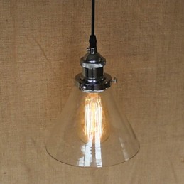 Traditional Classic Vintage Retro Country Globe Pendant Light