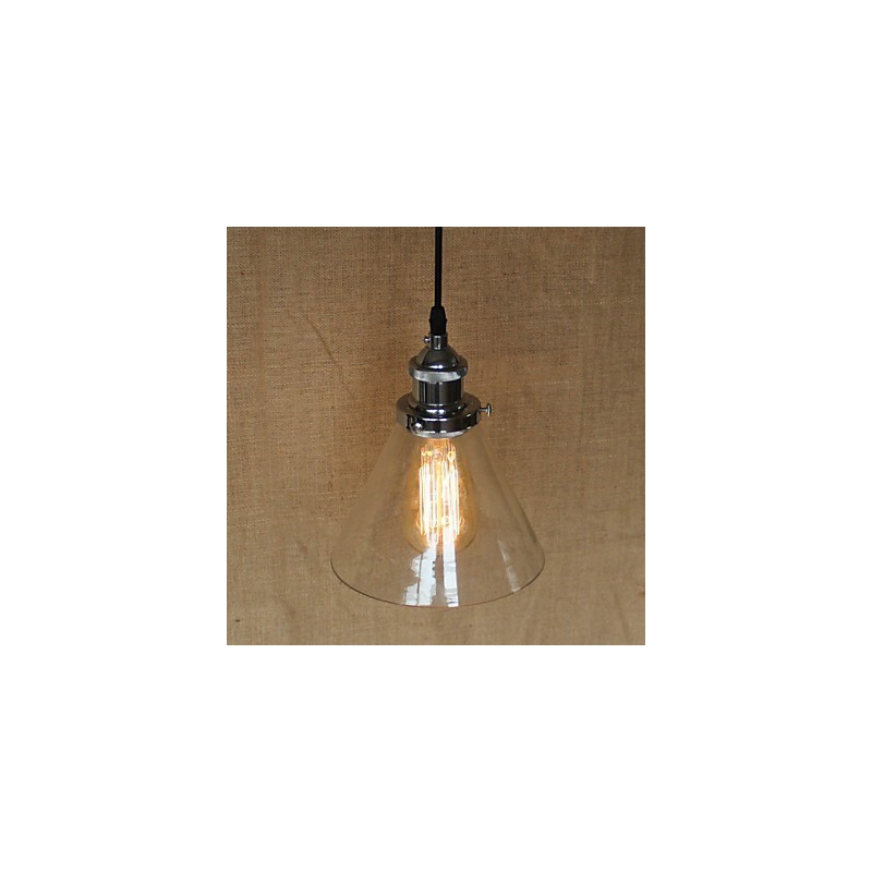 Traditional Classic Vintage Retro Country Globe Pendant Light