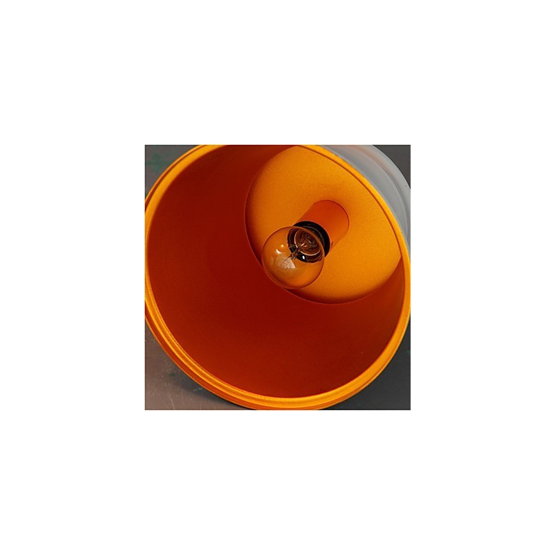 Classic Rustic Lodge Vintage Mini Style Painting Metal Pendant Light