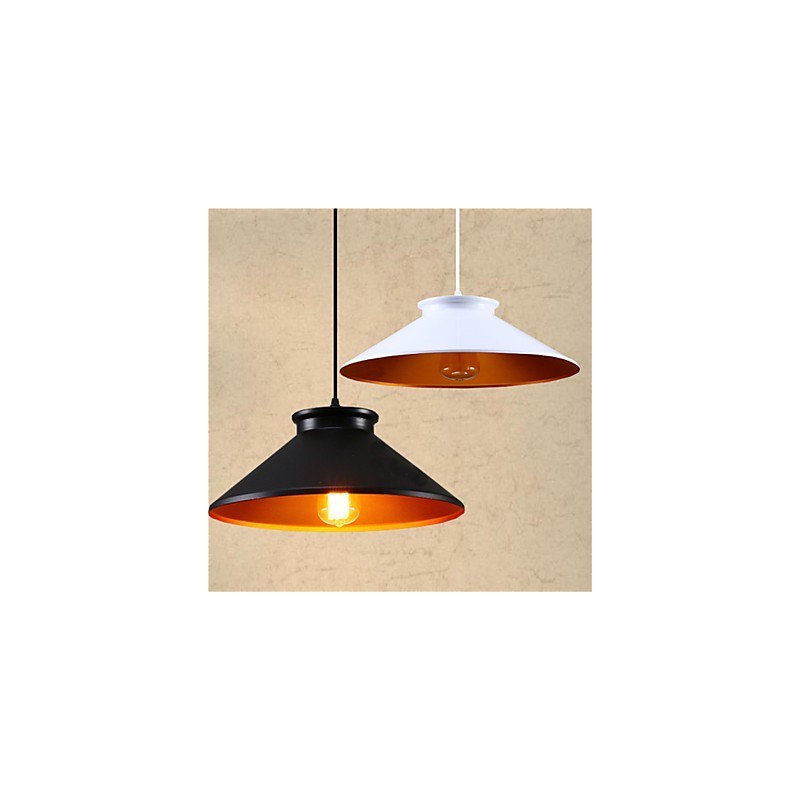 Traditional Vintage Retro Mini Style Painting Metal Pendant Light