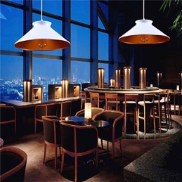 Traditional Vintage Retro Mini Style Painting Metal Pendant Light