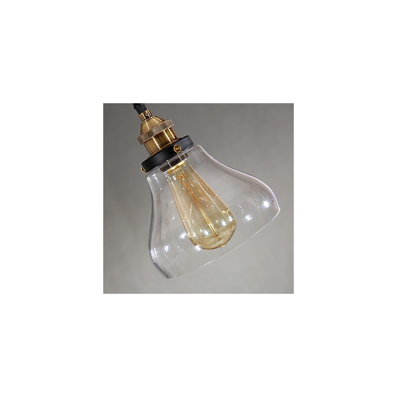 Traditional Classic Vintage Retro Country Globe Pendant Light