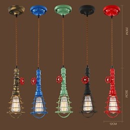 E26 Vintage Pendant Light Waterpipe Design Lights