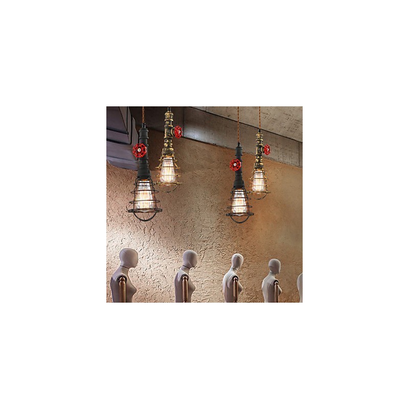 E26 Vintage Pendant Light Waterpipe Design Lights