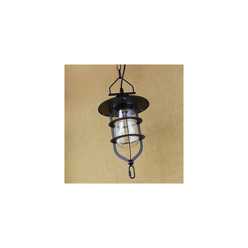 American Retro Rustic Pastoral Lighting Light Industrial Pendant Lamp