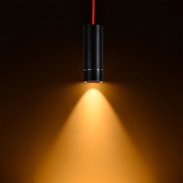 1 Light Mini Pendant light Black Anodized with Aluminium