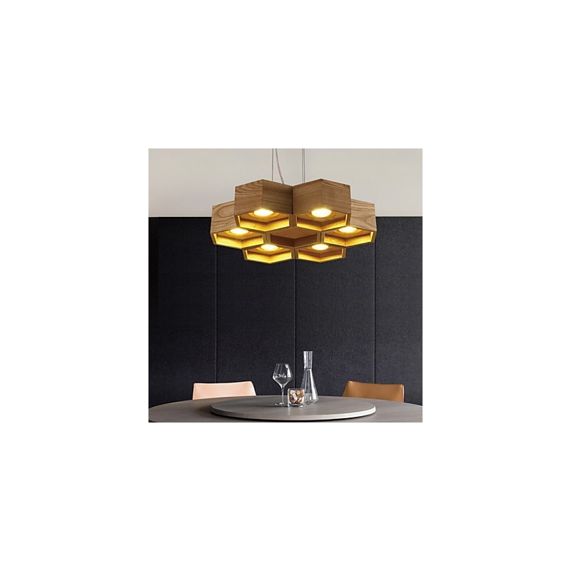 Pendant Lights Country Wood Bamboo