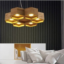 Pendant Lights Country Wood Bamboo