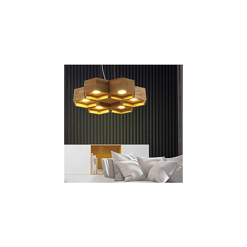 Pendant Lights Country Wood Bamboo