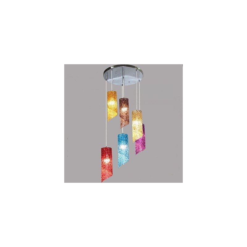 Head Cylindrical Round long Aluminum Cylinder Creative lamps