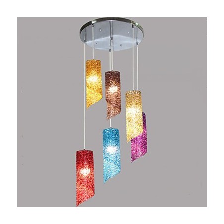 Head Cylindrical Round long Aluminum Cylinder Creative lamps