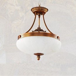 European Marble lamp Copper Chandelier Lights