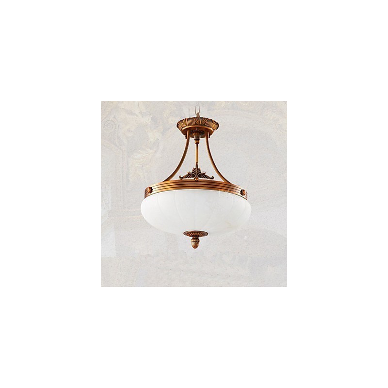 European Marble lamp Copper Chandelier Lights