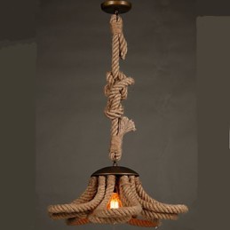 American Pastoralge Rope lamp Retro