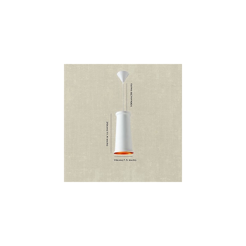 Classic Rustic Vintage Mini Style Painting Metal Pendant Light