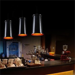 Classic Rustic Vintage Mini Style Painting Metal Pendant Light