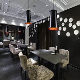 Classic Rustic Vintage Mini Style Painting Metal Pendant Light