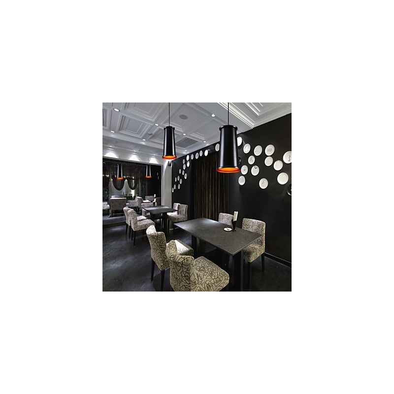 Classic Rustic Vintage Mini Style Painting Metal Pendant Light