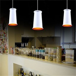 Classic Rustic Vintage Mini Style Painting Metal Pendant Light