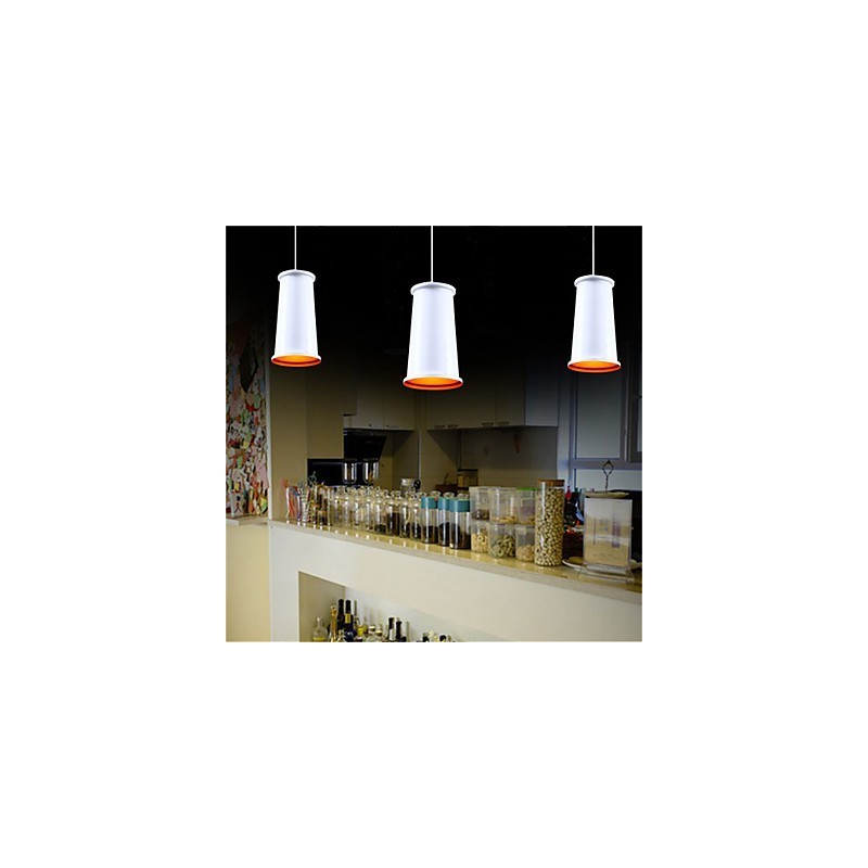 Classic Rustic Vintage Mini Style Painting Metal Pendant Light