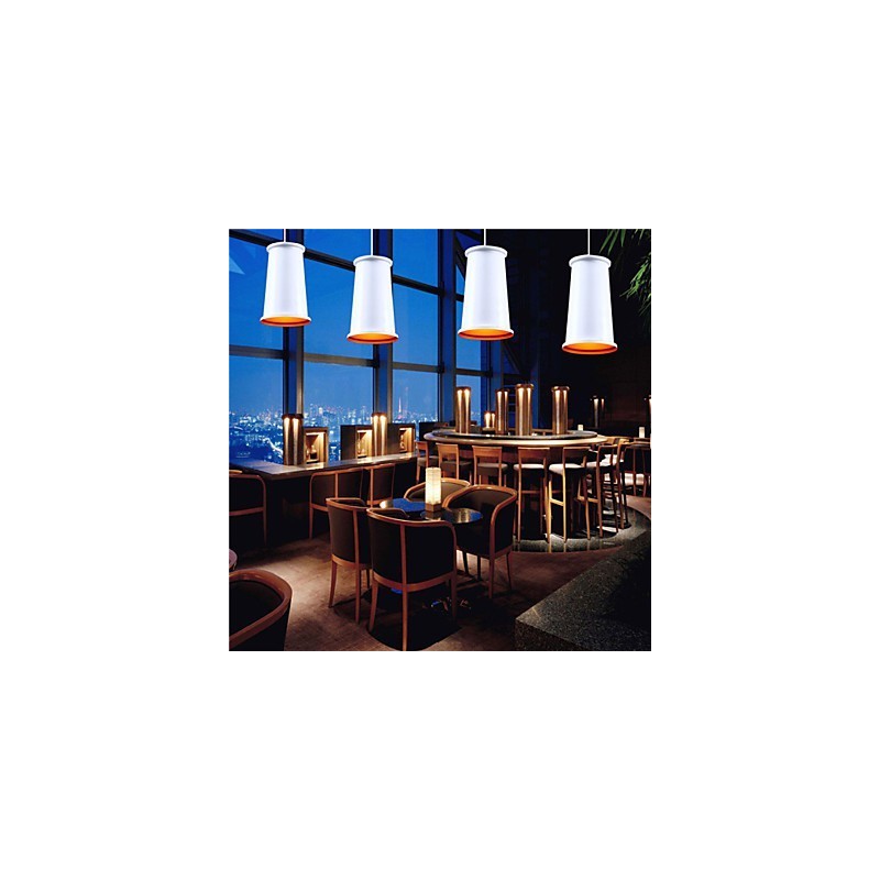 Classic Rustic Vintage Mini Style Painting Metal Pendant Light