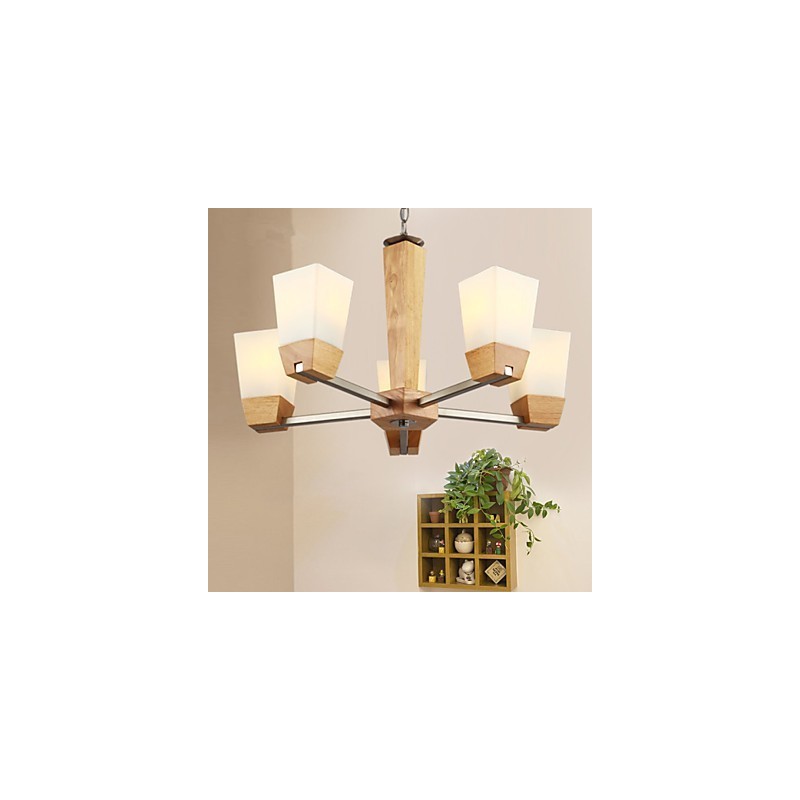 Pendant Lights Country Wood Bamboo