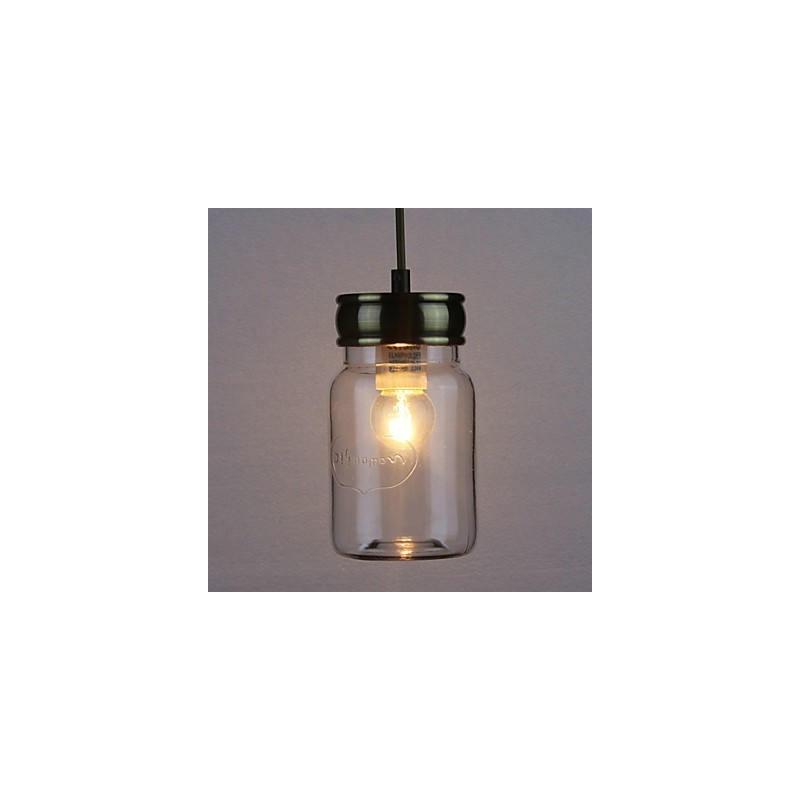 Country Electroplated Glass Pendant Light Garage