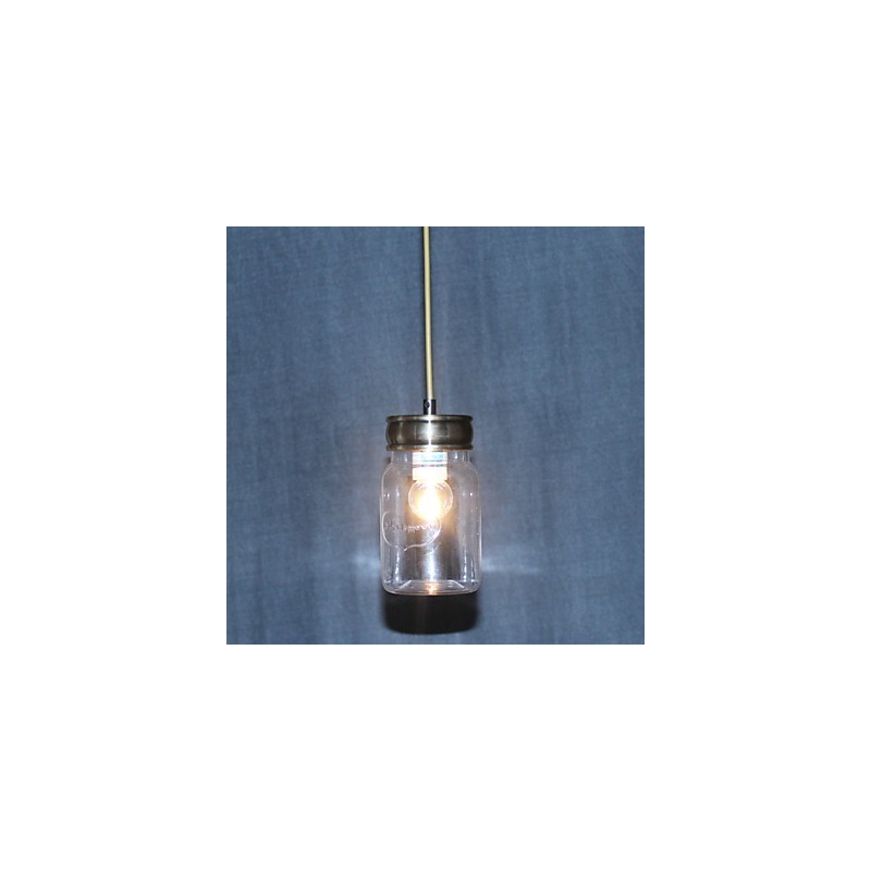 Country Electroplated Glass Pendant Light Garage