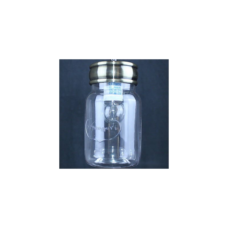 Country Electroplated Glass Pendant Light Garage