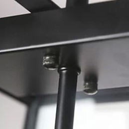 Rustic Lodge Mini Style Electroplated Metal Chandelier