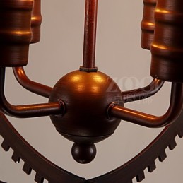 Creative Retro Pendant Lamps American country wrought iron Chandelier