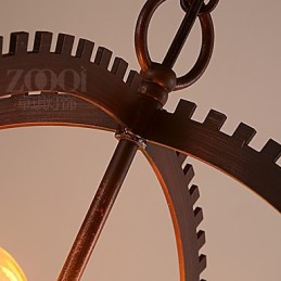 Creative Retro Pendant Lamps American country wrought iron Chandelier