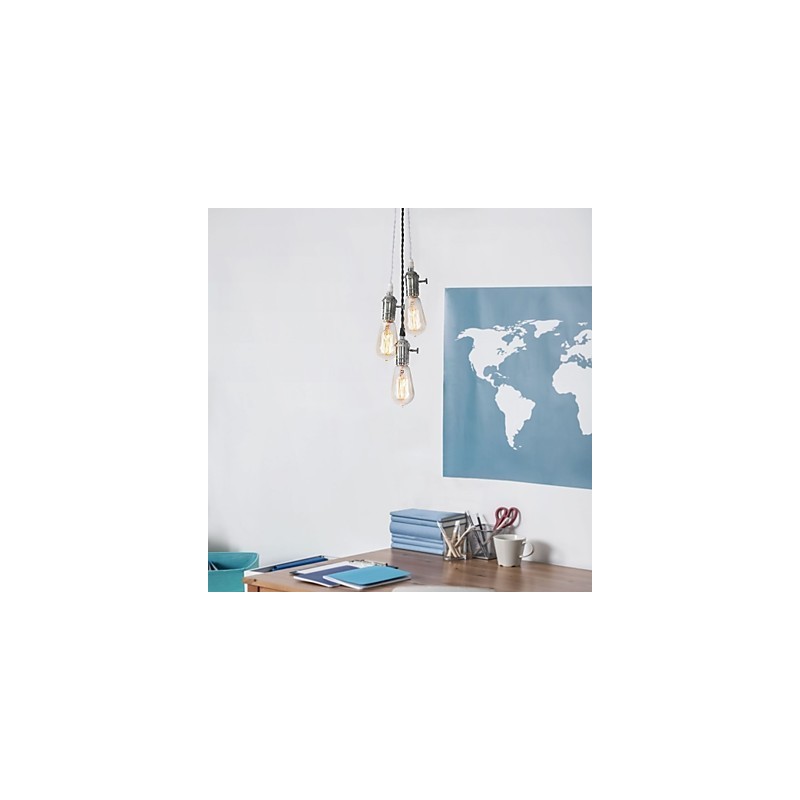 Traditional Classic Vintage Mini Style Metal Pendant Light