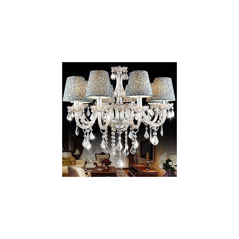 K9 Transparent Crystal Chandelier Shade Included