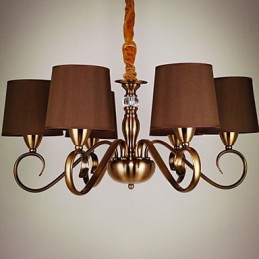 Rustic Lodge Vintage Mini Style Electroplated Metal Chandelier