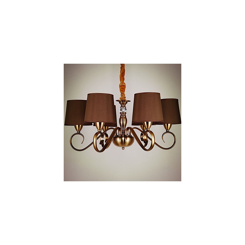 Rustic Lodge Vintage Mini Style Electroplated Metal Chandelier