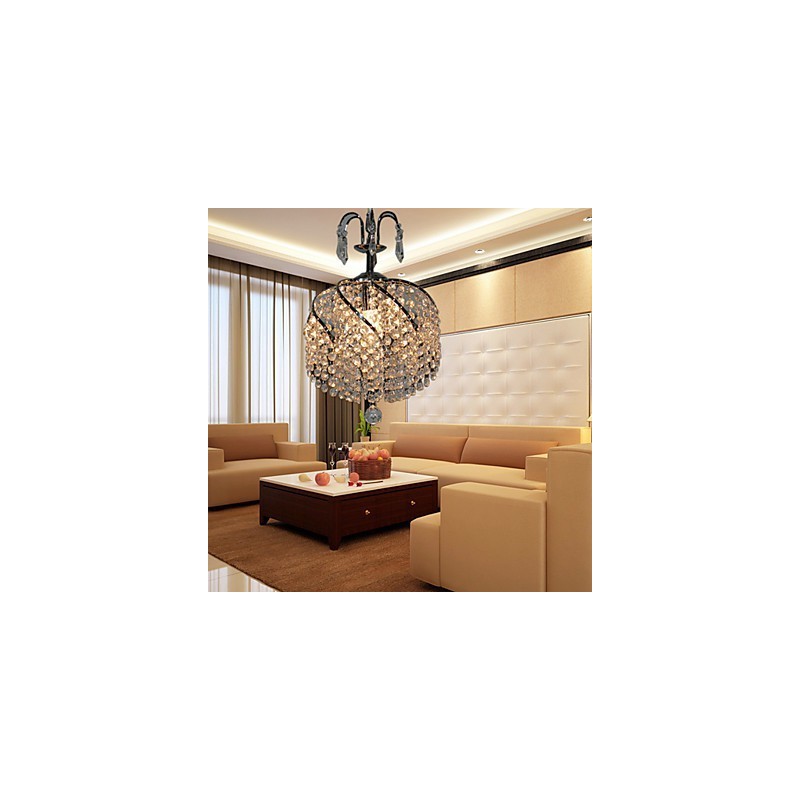 Stylish Crystal Pendant Light with 1 Light