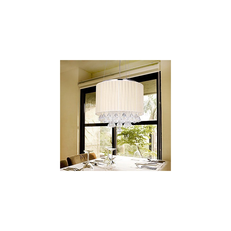 Elegant Crystal Pendant Light with 4 Lights