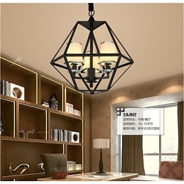 Pendant Lights 3 Lights Country Outdoors Metal