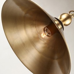 Pure Brass Pendant Light Mini Style Traditional Classic Metal