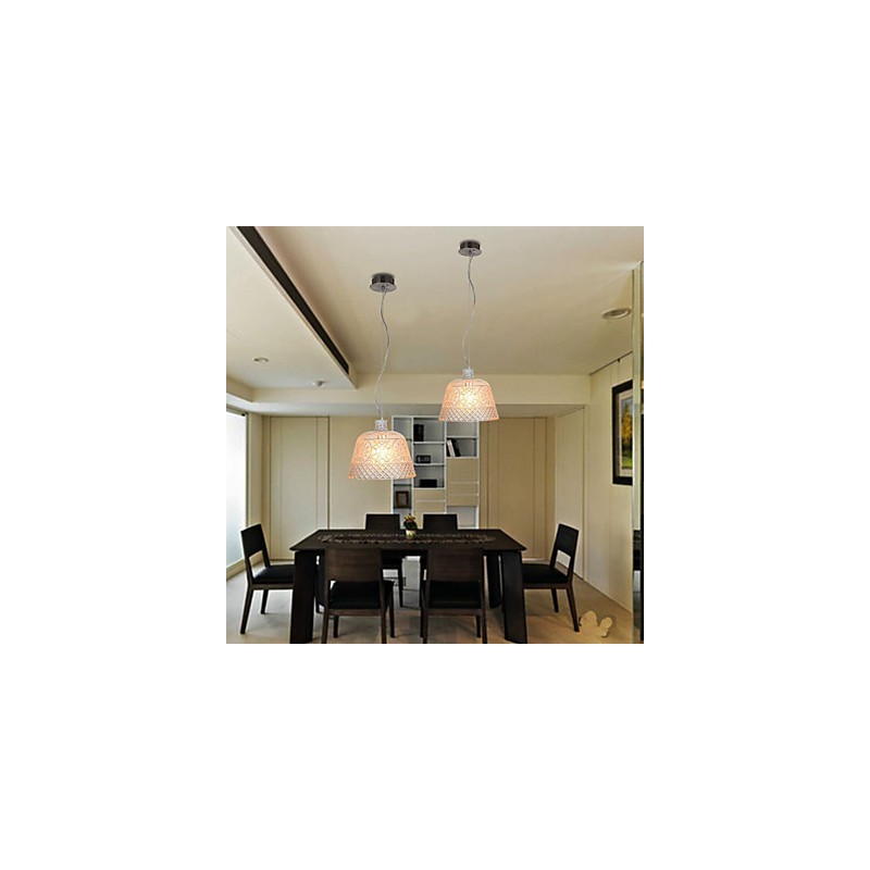 The Chandelier With Decorative Art Glass Carving Pendant