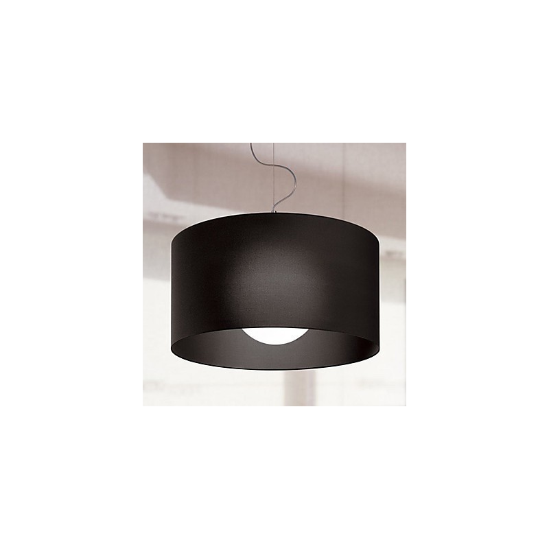 Iron Pendent Light with Black Shade