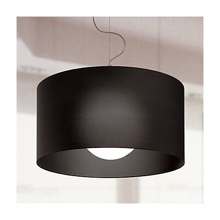Iron Pendent Light with Black Shade