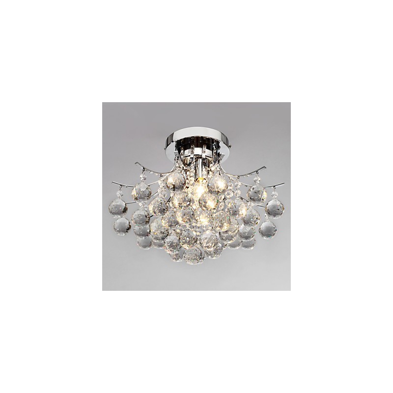 Chandelier Modern Crystal 3 Lights
