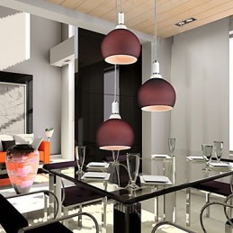Modern Contemporary Mini Style Electroplated Pendant Light