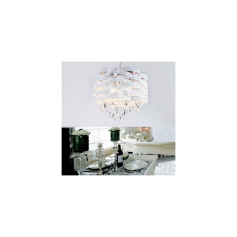 Stylish Crystal Pendant Light with 3 Lights