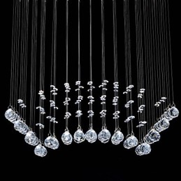 Traditional Classic Crystal Chrome Metal Flush Mount