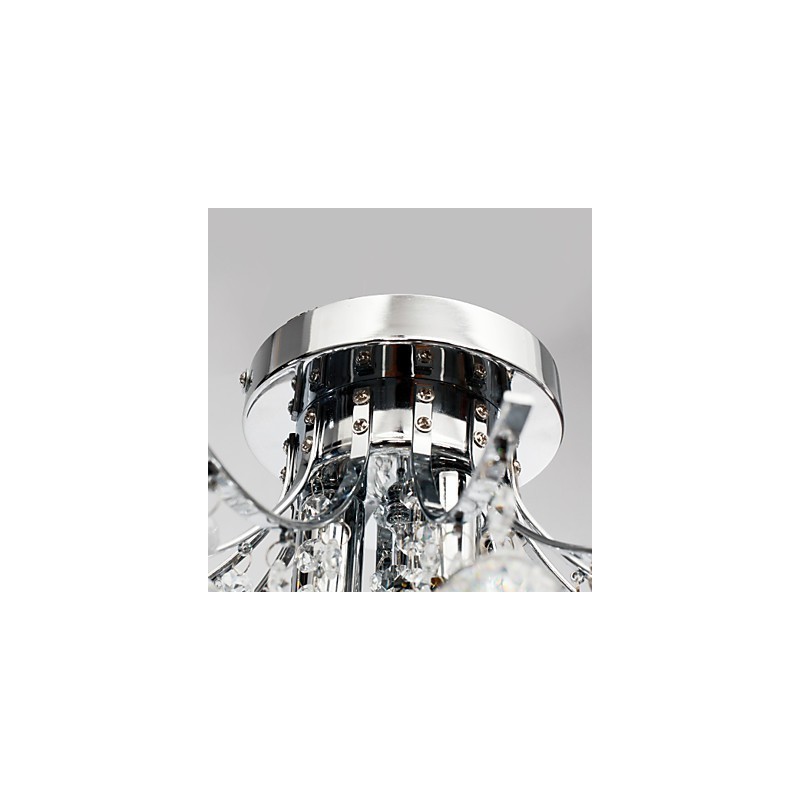 Chandelier Modern Crystal 3 Lights